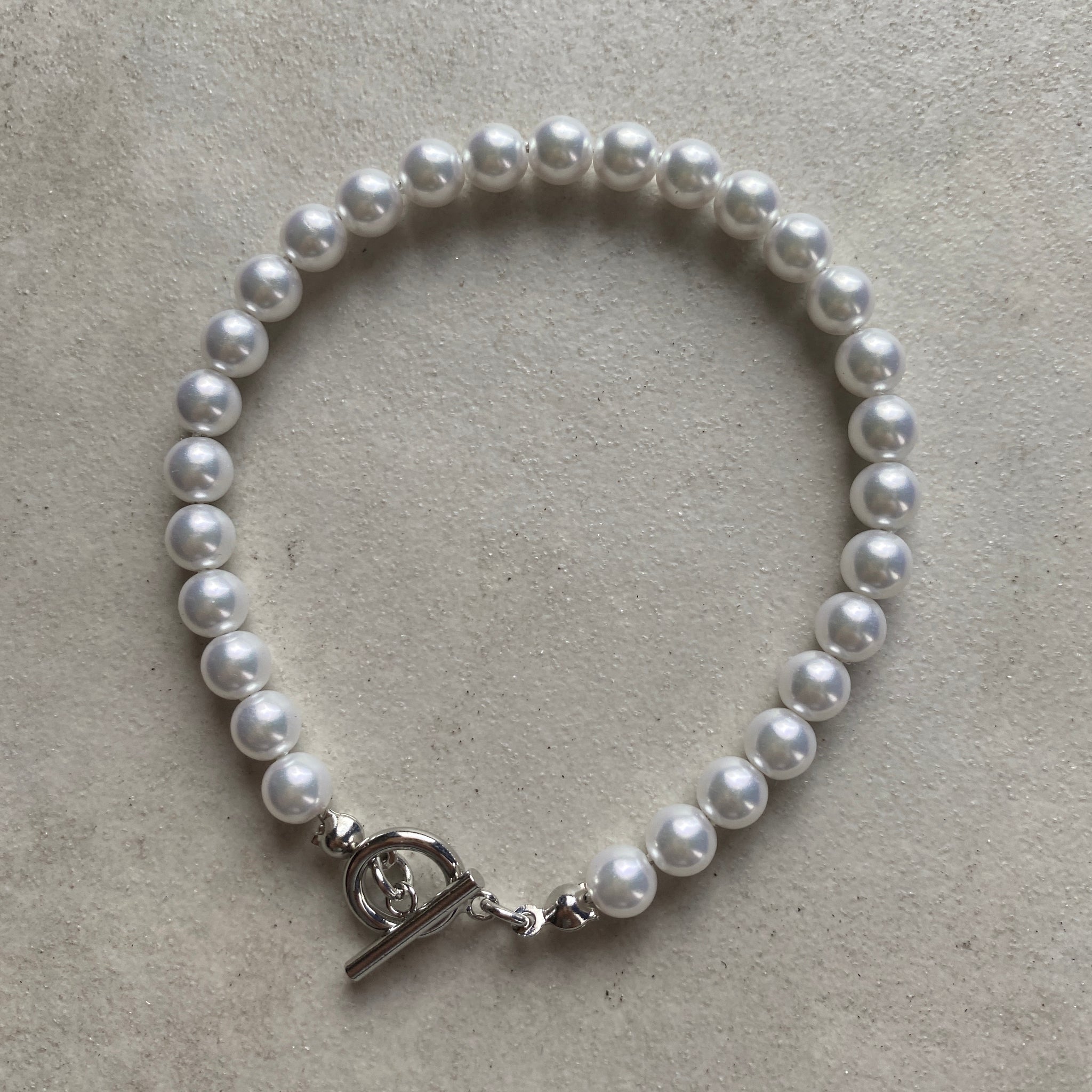 ブレスレット ^BICYCLE TROPHY^ BT Pearl Bracelet 05 6mm PBR-05 freshwater pearl ball chain bracelet – MAYU online store