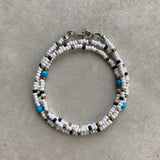Nativecolor Beeds Necklace 【White】 55cm
