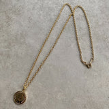 Gold Elizabeth CoinNecklace 50cm