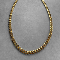Gold “Kihei” FlatLink ChainNecklace 45cm