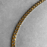 Gold “Kihei” FlatLink ChainNecklace 45cm