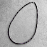 4㎜ Purple GlassPearlNecklace 45cm